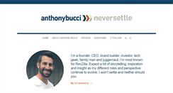 Desktop Screenshot of anthonybucci.com
